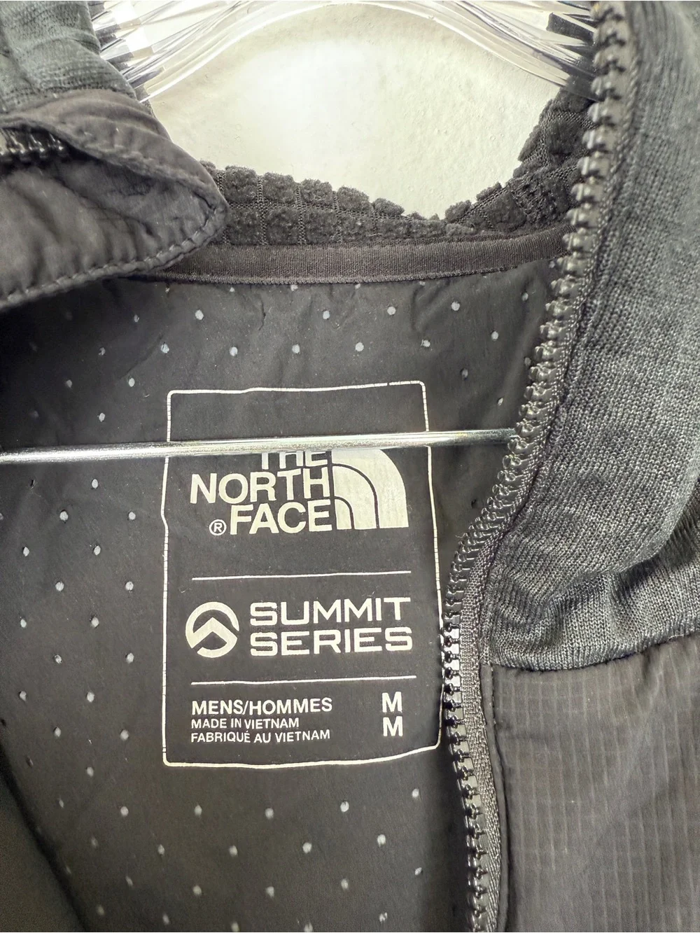 The North Face Medium Black Gray Summit Series L3 Ventrix Hybrid Hooded Jacket